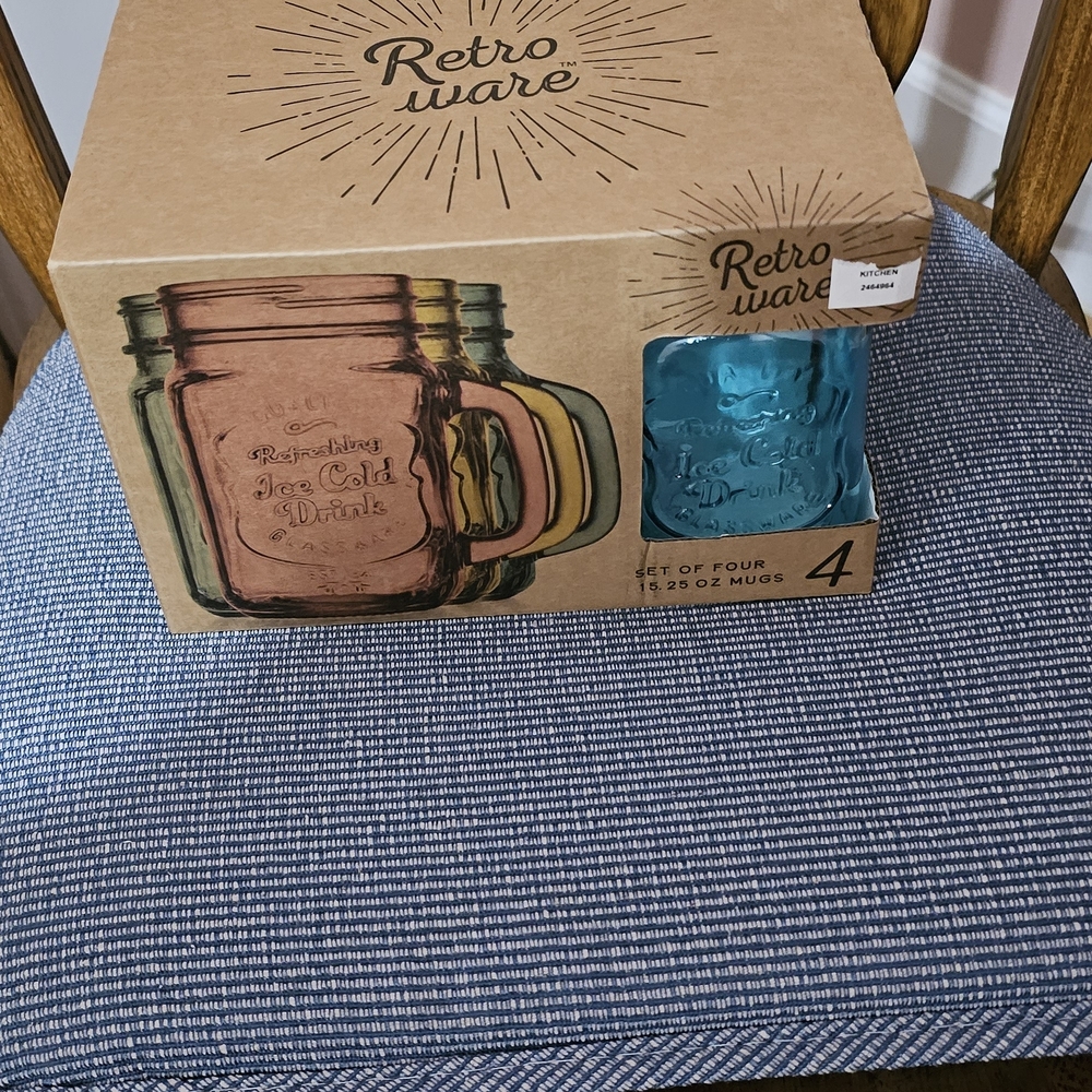 Retroware Glass Mug Set